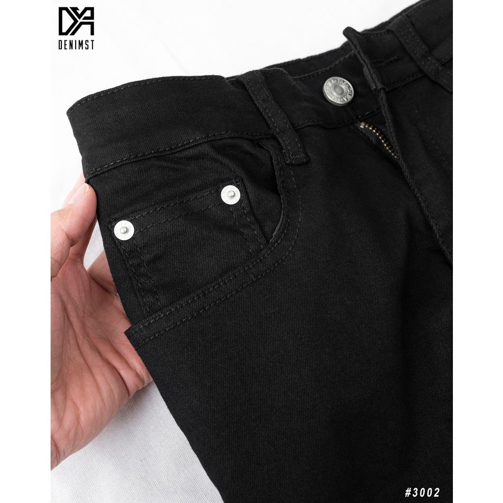 Quần jean nam đen trơn DENIMST 3002