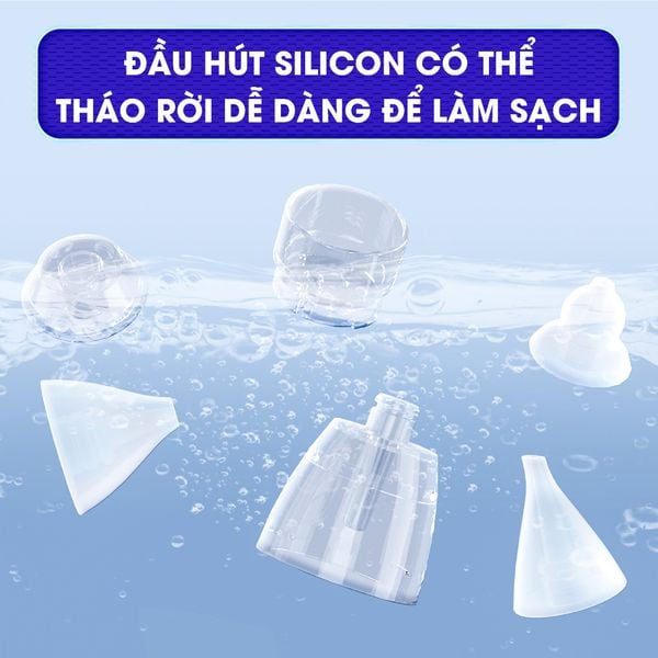 Máy hút mũi CHIDO cho trẻ sơ sinh đến 5 tuổi CHÍNH HÃNG - có phát nhạc - công nghệ Nhật Bản - bảo hành 2 năm