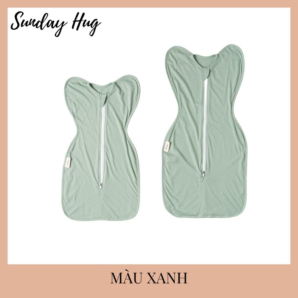 Nhộng chũn/Nhộng lưới Sunday Hug CAO CẤP giảm giật mình, giúp bé ngủ ngon, ít quấy khóc