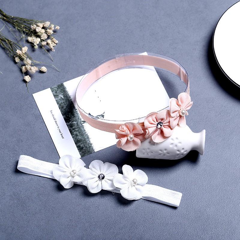 Băng đô - turban ren đính hoa xinh xắn cho bé gái từ 0 đến 3 tuổi, nhiều mẫu