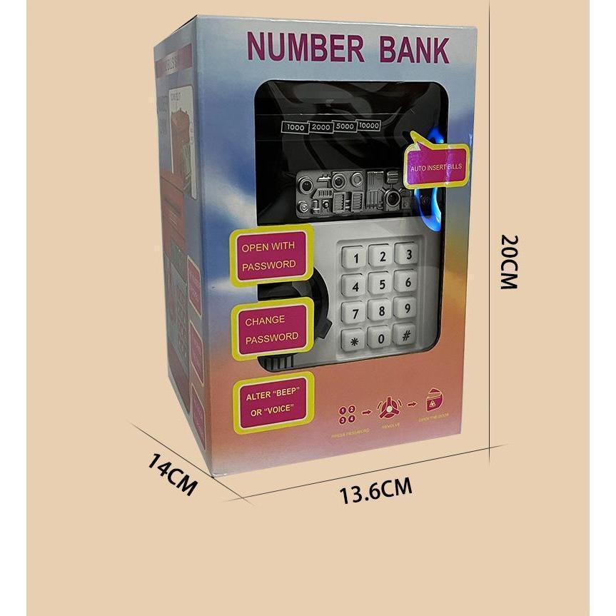 Két Sắt Hình Trụ ATM Cuộn Tiền Tự Động Có Mã Số