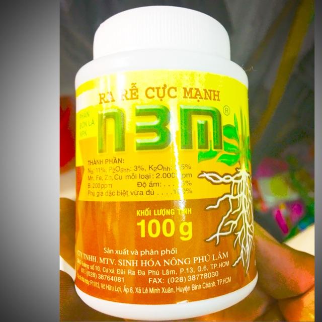 Phân bón N3M, Phan kích rễ cực mạnh lọ 100gr
