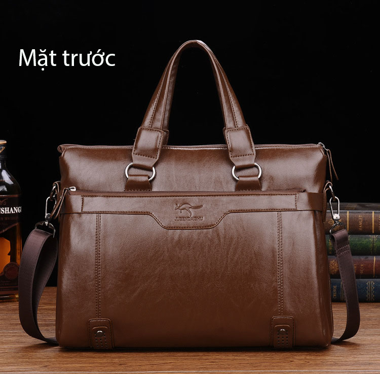 Túi xách công sở nam cao cấp JUSEN 012 túi đựng laptop, túi đựng macbook chống sốc - chống nước - chống nhăn - chống mài mòn - Hàng Chính Hãng - 14inch - 15,6 inch