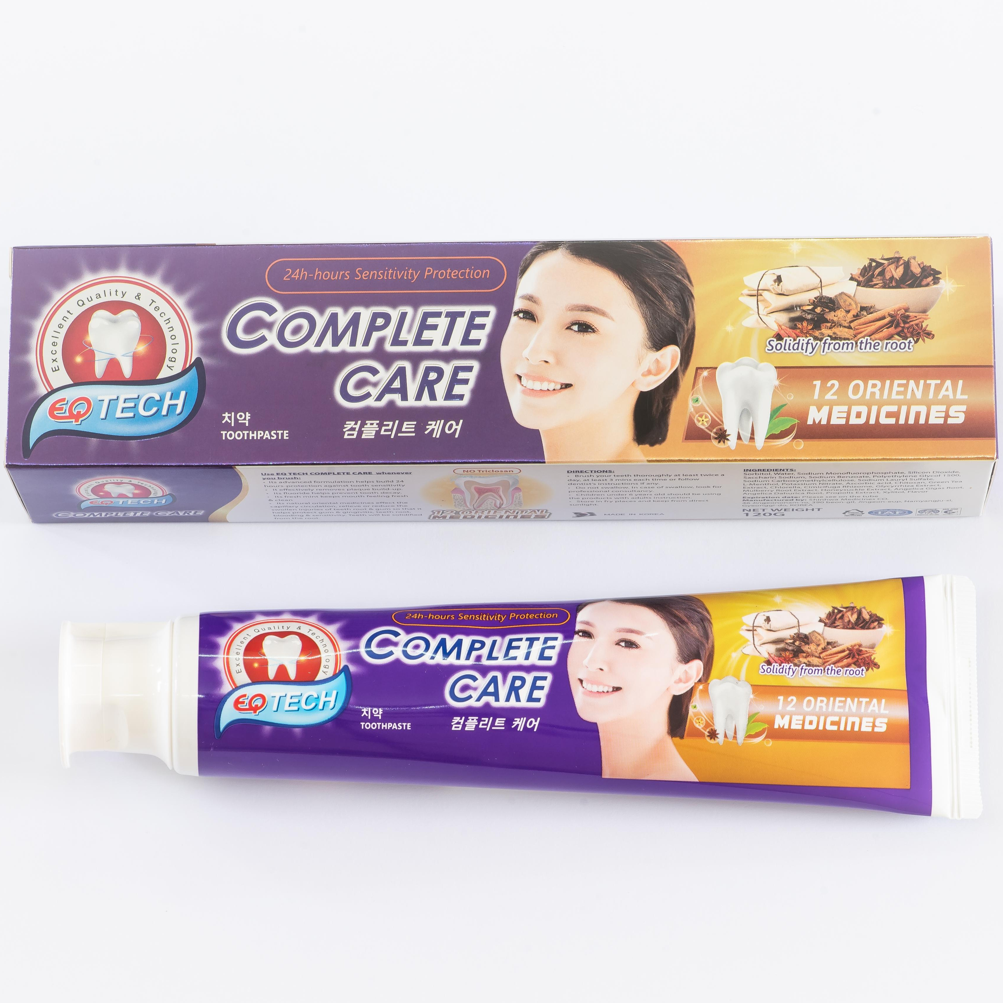 Kem đánh răng dược liệu giảm ê buốt chăm sóc toàn diện EQ Tech Complete Care toothpaste