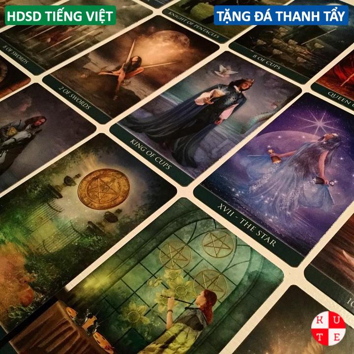 Bộ Bài Tarot Thelema 78 Lá Bài Tặng Hướng Dẫn Tiếng Việt Và Đá Thanh Tẩy