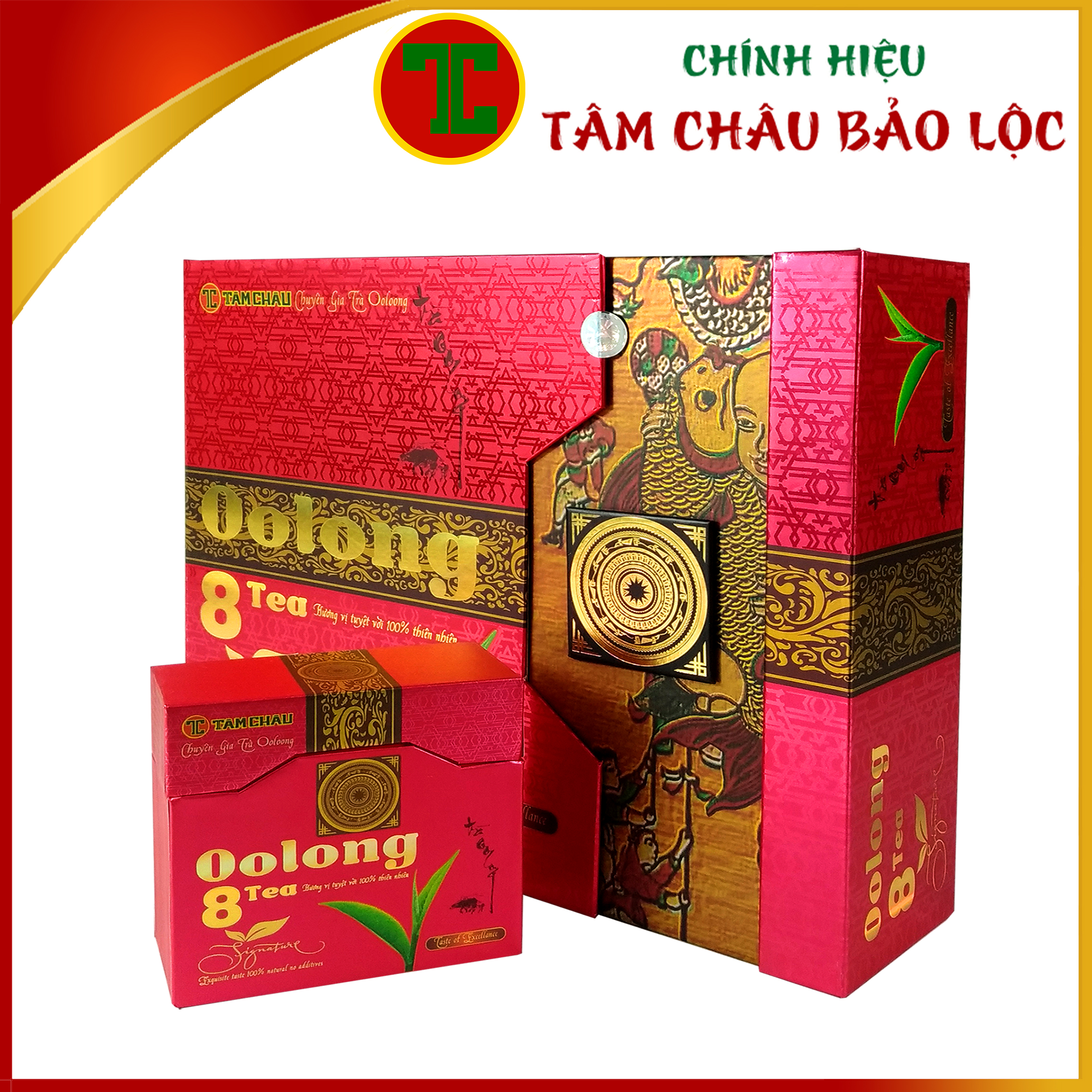 [TÂM CHÂU] TRÀ OOLONG 8 TEA CAO CẤP 320G