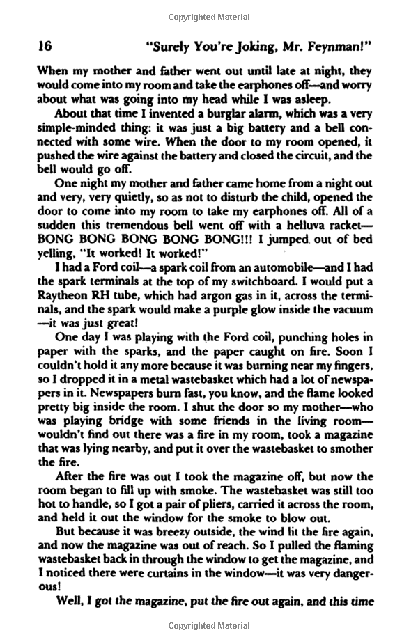 &quot;Surely You're Joking, Mr. Feynman!&quot;: Adventures of a Curious Character as Told to Ralph Leighton