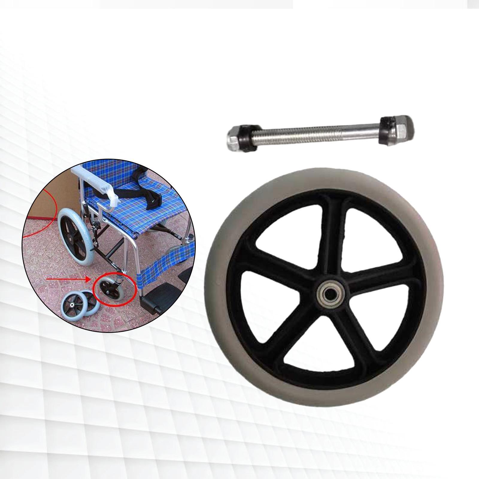 Wheelchair Front Wheels Replacement PVC for Manual Wheelchairs