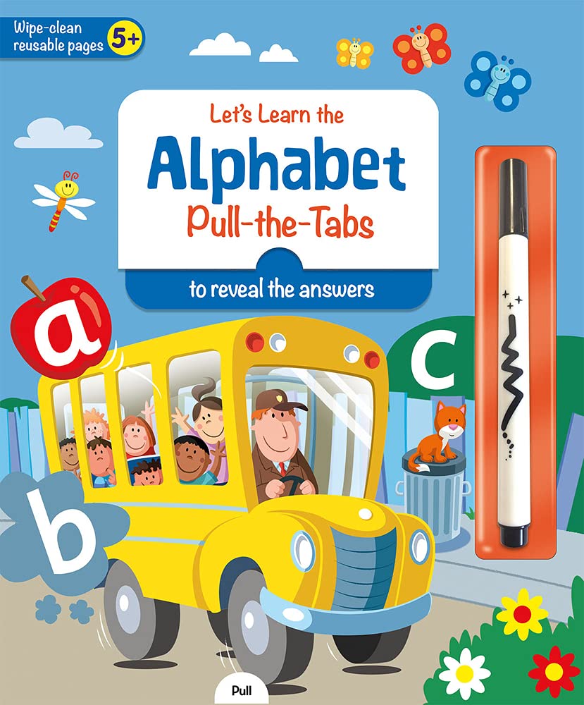 Sách tẩy xóa tiếng Anh - Cùng học bảng chữ cái- Let's learn the Alphabet (Wipe-clean reusable book)