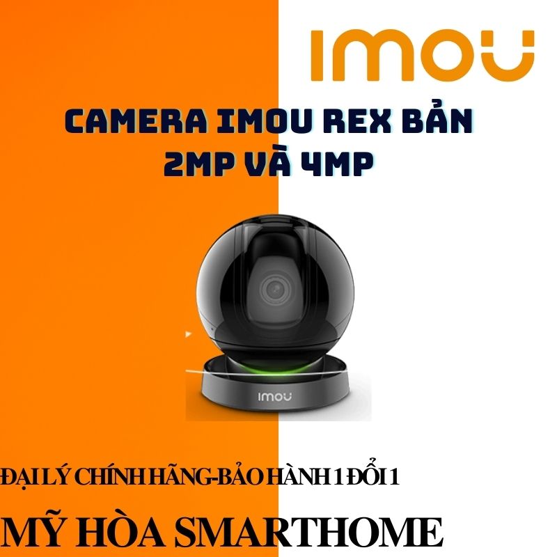 Camera IMOU Rex A46LP 4M Xoay 360 Độ- Đàm Thoại 2 Chiều-Báo Động Chống Trộm-Kèm Thẻ 64Gb-Hàng Chính Hãng