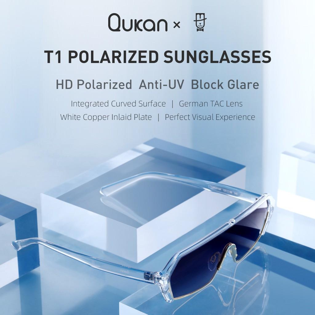Kính mát phân cực Xiaomi Youpin Qukan T1 thời trang vintage cho nam