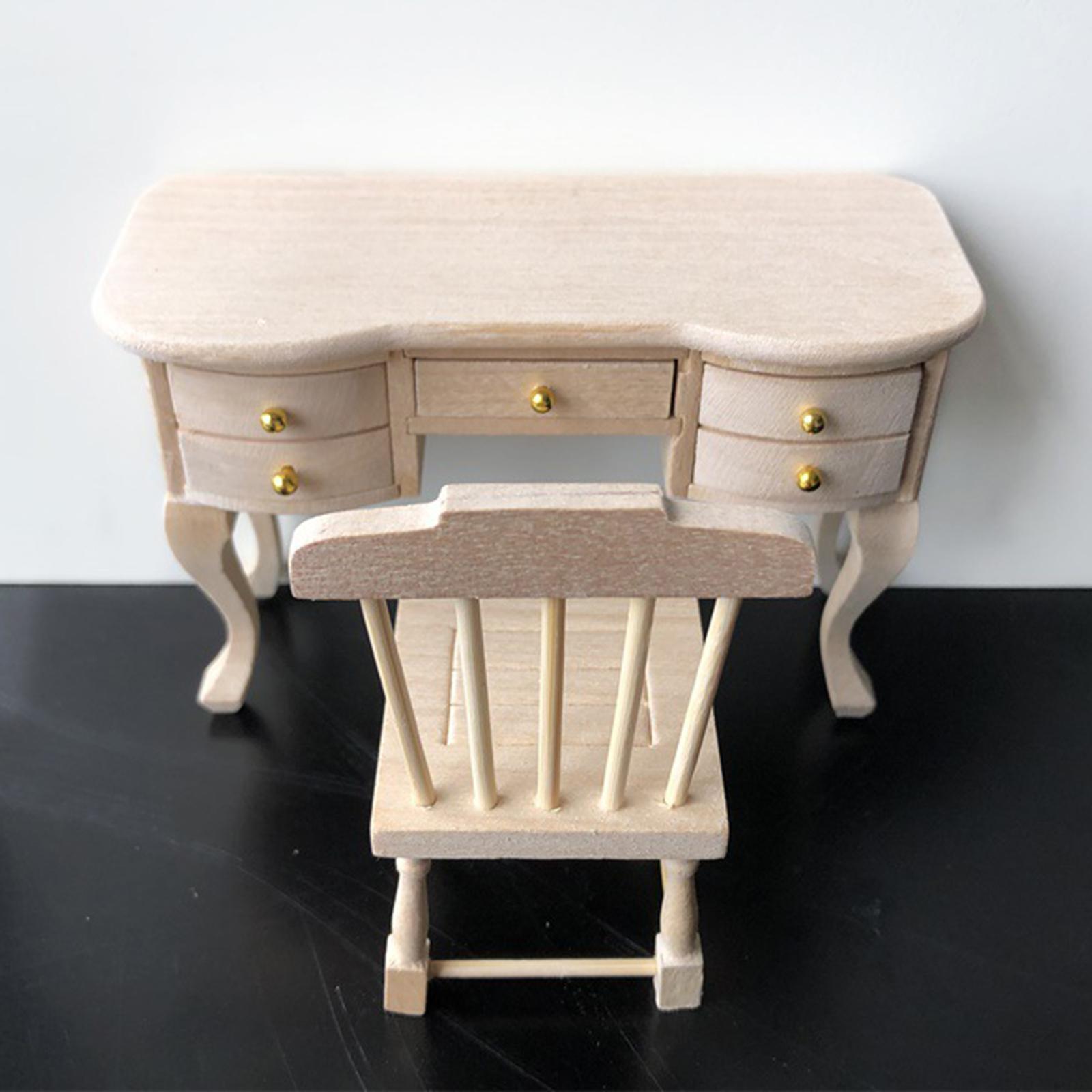 1:12 Dollhouse Furniture White Cabinet Room Bedroom Shelf