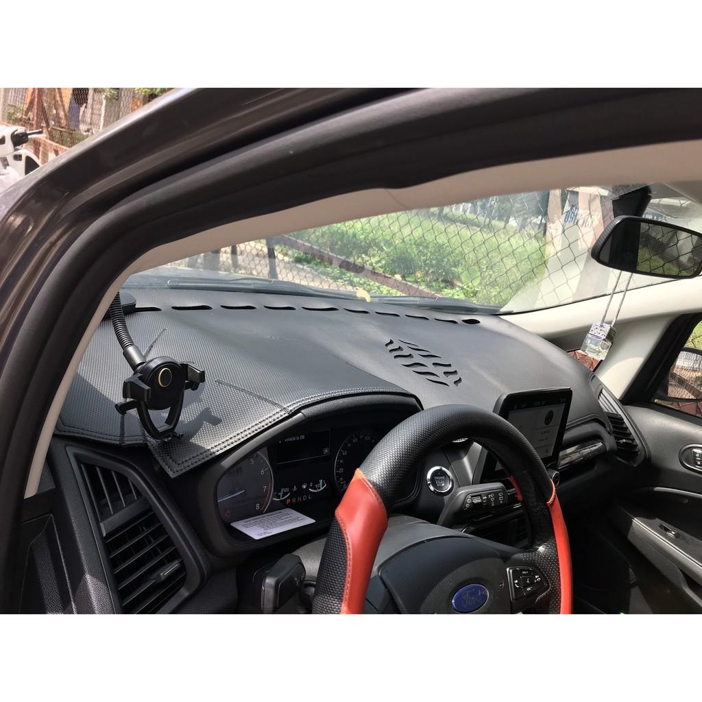 Thảm taplo da vân carbon Ford Ecosport 2018-2021