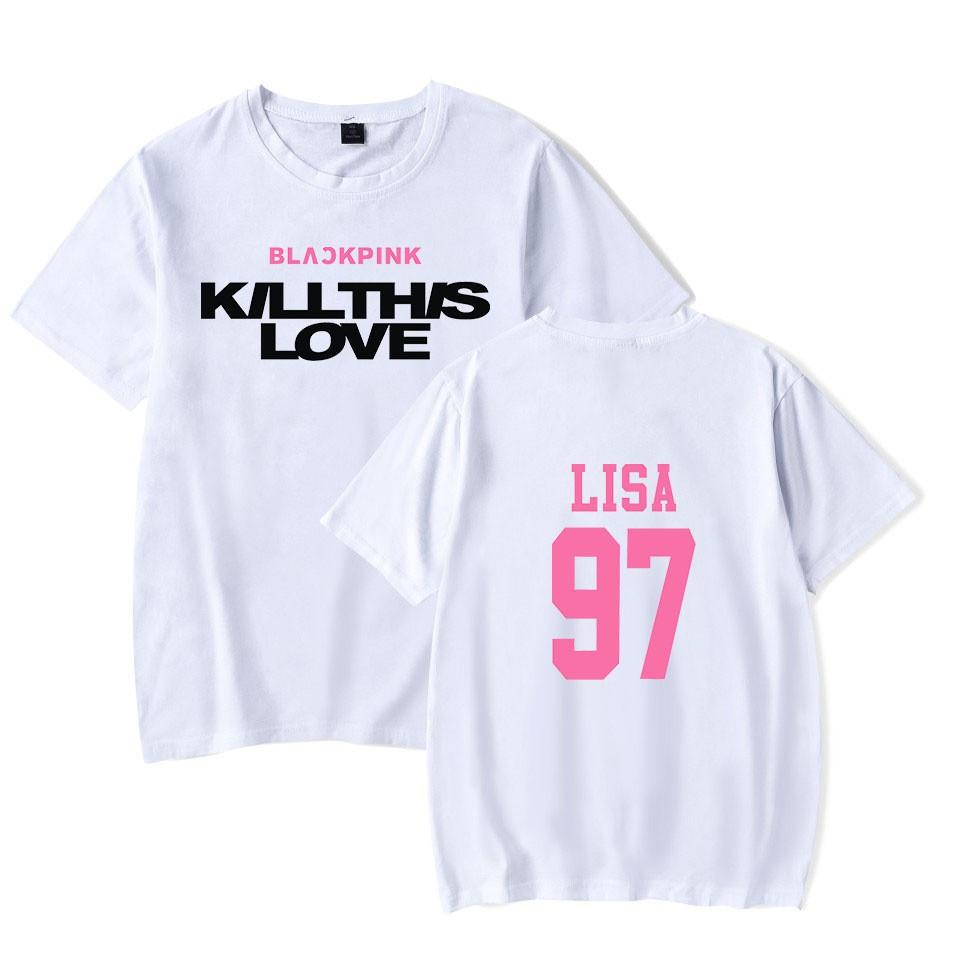 Áo phông Black Pink Lisa KILL THIS LOVE in hai mặt