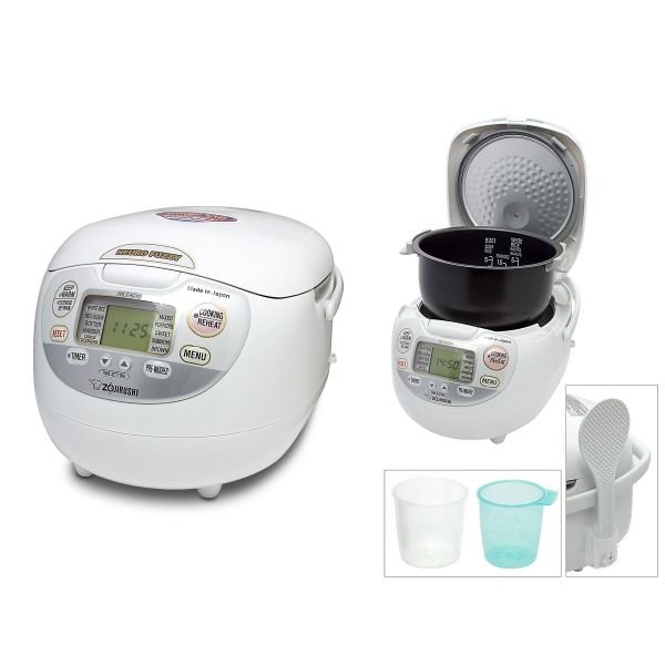 Nồi Cơm Điện Tử Zojirushi - ZONC-NS-ZAQ10-WZ (1.0 Lít) - Hàng chính hãng