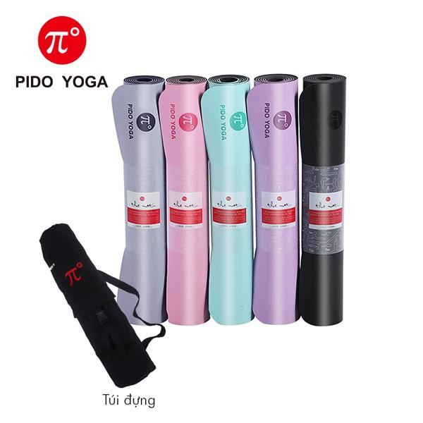 Thảm tập Yoga PIDO định tuyến PU cao cấp 5mm chống trơn trượt tốt(kèm túi và dây)