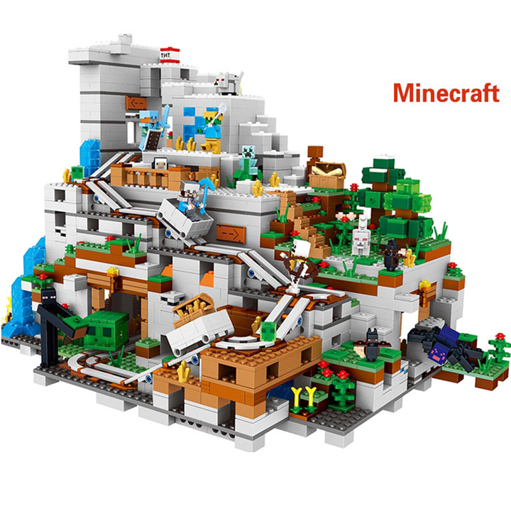 Bộ Đồ Xếp Hình Lắp Ráp My World Minecraft Mô Hình Ngôi Làng Nhỏ Và Thành Phố Tương Lai - Đồ Chơi Trẻ Em Phát Triển Tư Duy Cho Bé Trên 6 Tuổi Có Ảnh Thật