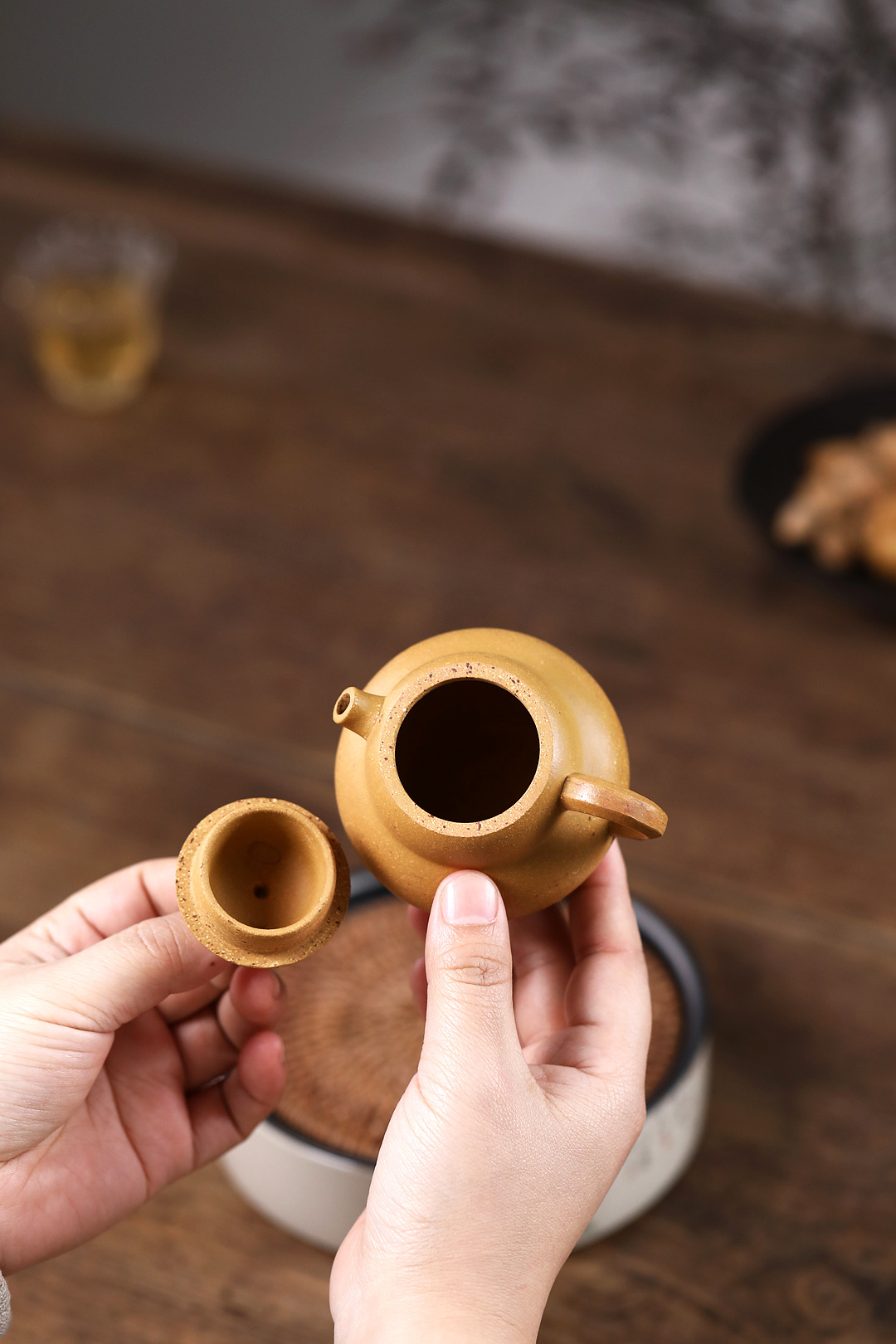 Ấm Tử Sa Nghi Hưng Hồ Lô 120 ml Độc Ẩm