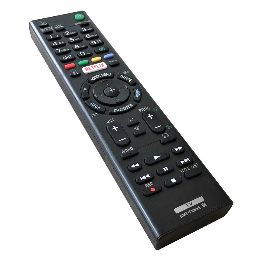 Remote Điều Khiển Dùng Cho Smart TV, Internet TV, TV LED SONY RMT-TX200E (Kèm pin AAA Maxell) - Hàng nhập khẩu