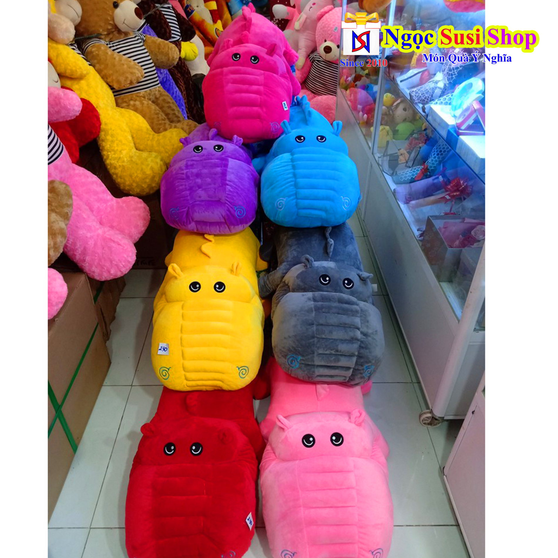 GẤU BÔNG CÁ SẤU HÀ MÃ MEMBO -