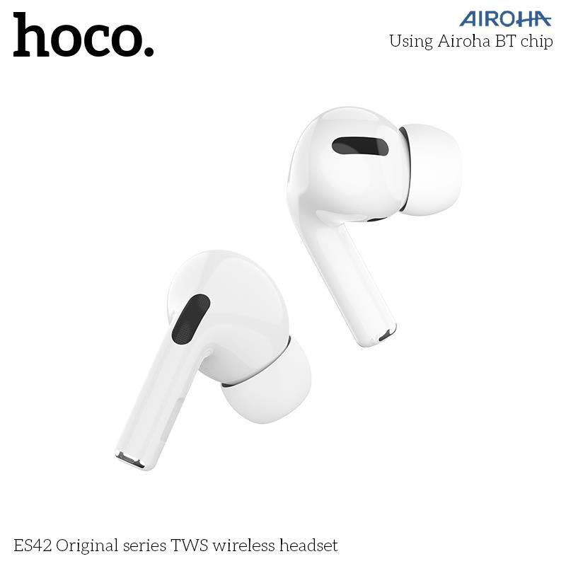 Tai nghe Bluetooth Hoco ES42 (sạc ko dây,pop-up,định vị) - Hàng Chính hãng