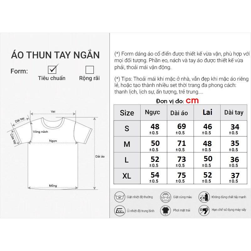 Áo Thun Thể Thao Nam Cổ Tròn Vải Poly Mát Mịn Y2010 M17 20045 |YaMe|