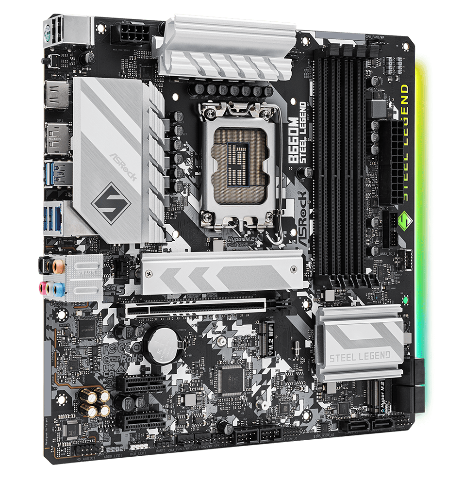 Bo Mạch Chủ Mainboard ASRock B660M Steel Legend - Hàng Chính Hãng