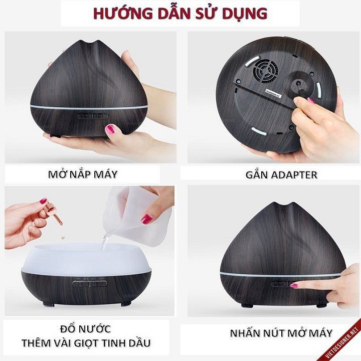 Máy Phun Sương Hình Hoa Sen 17cm Có Led Và Remote
