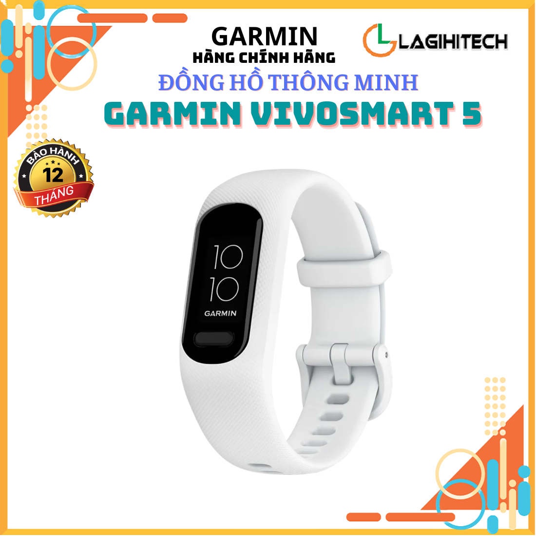 Vòng Đeo Tay Thông Minh Garmin Vivosmart 5 - Hàng Chính Hãng FPT