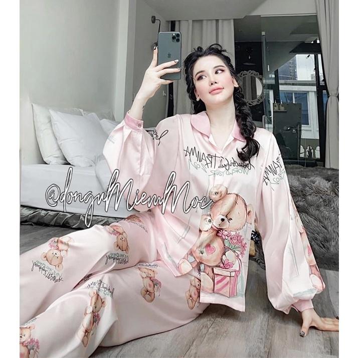 BỘ PYJAMA TAY BỒNG 020 - QUẢNG CHÂU CAO CẤP