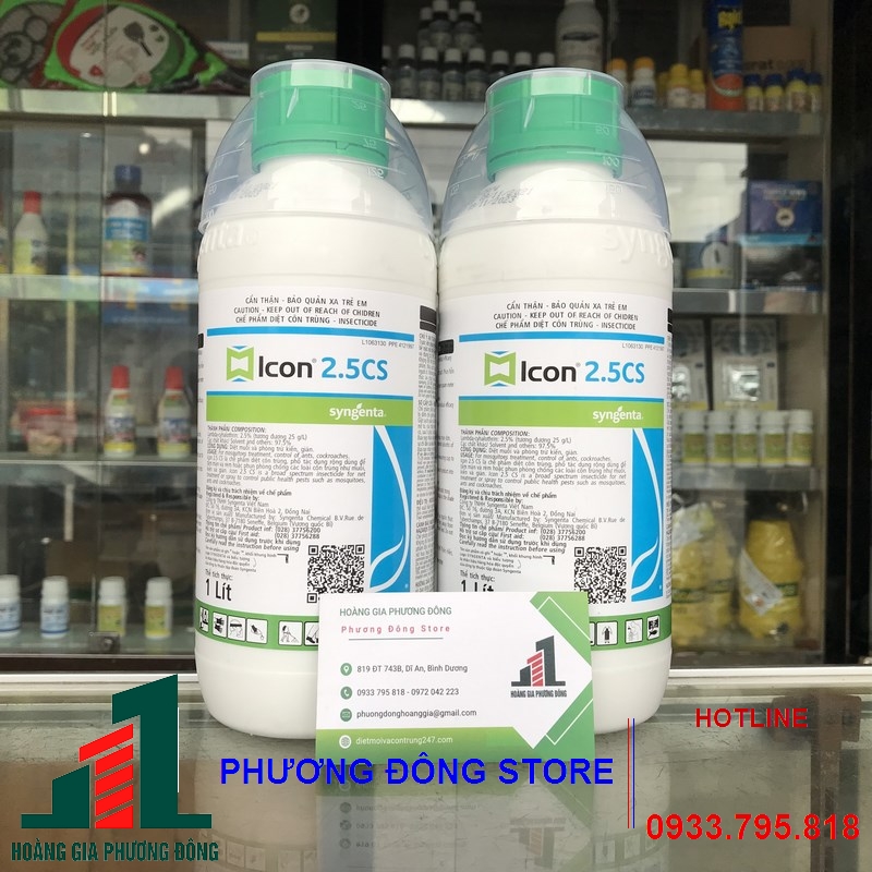 Thuốc diệt muỗi và côn trùng Icon 2.5CS