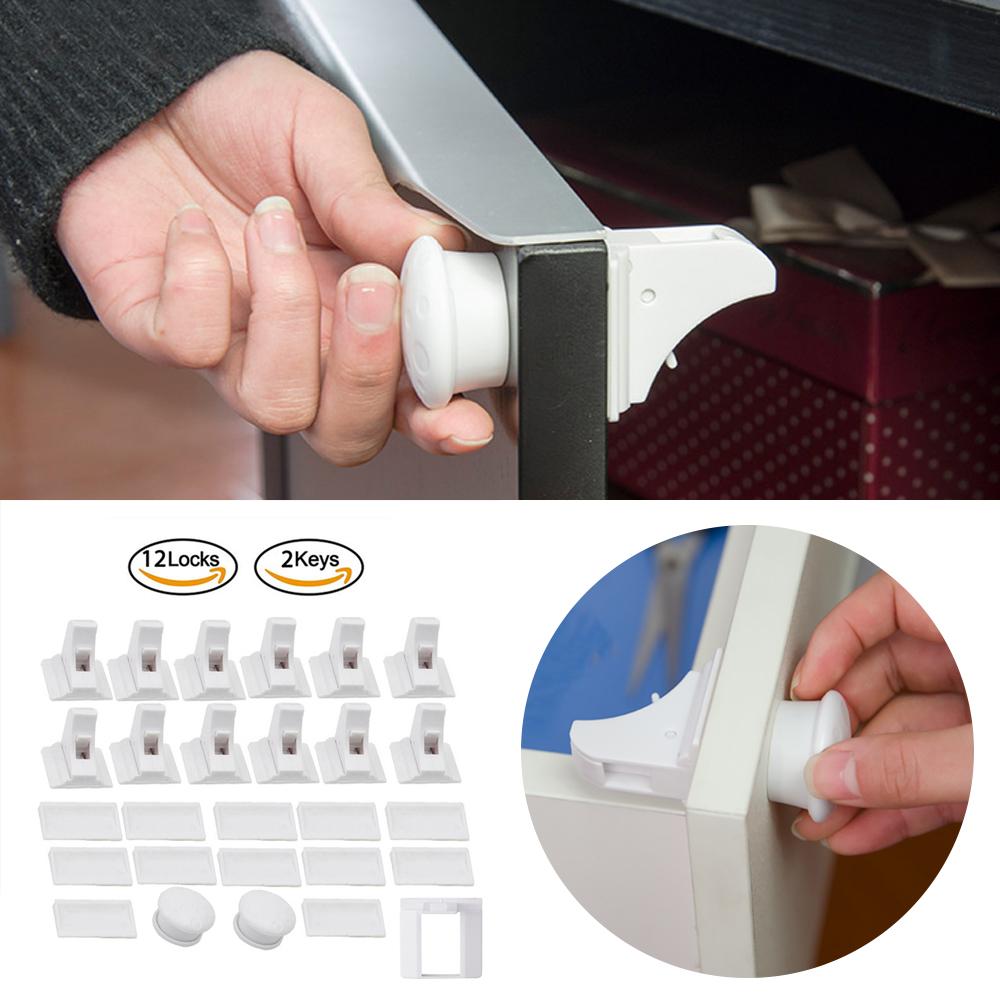 Từ Khóa An Toàn Trẻ Em Limiter Trẻ Em Bảo Vệ Bé An Toàn Khóa Vô Hình Khóa Trẻ Em An Toàn Ngăn Kéo Chốt Cửa Tủ