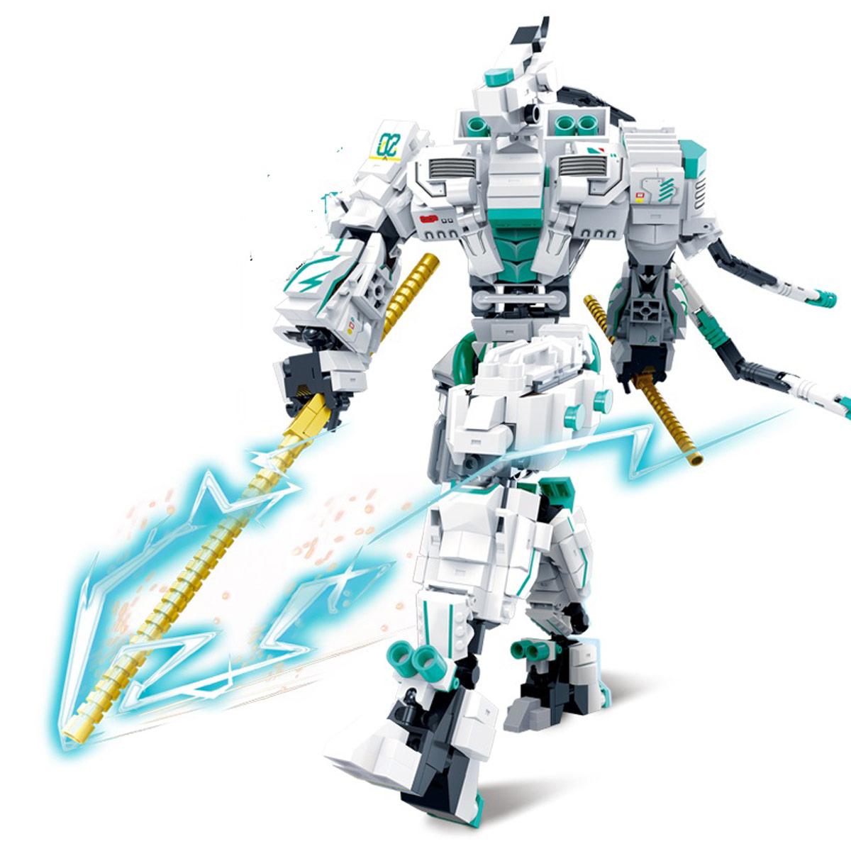 Đồ Chơi Lắp Ráp Robot Chiến Binh Tương Lai Steven - Future Mecha Steven - Toys&amp;Joys ET872 (602 Mảnh Ghép)