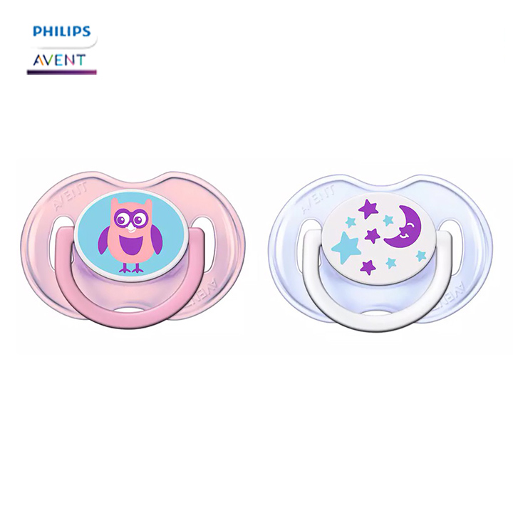 Ty giả Philips Avent ty ngậm giả Núm ti giả ngậm thông khí chỉnh nha Không chứ BPA an toàn cho bé hàng chính hãng Tặng móc khóa xinh xắn thương hiệu Bamboo Life