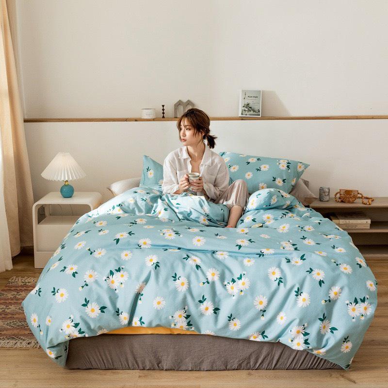 Set Ga Và Gối Nằm CHƯA GỒM CHĂN Cotton Korea Bedding Drap Giường Đủ Kích Thước Trải Nệm