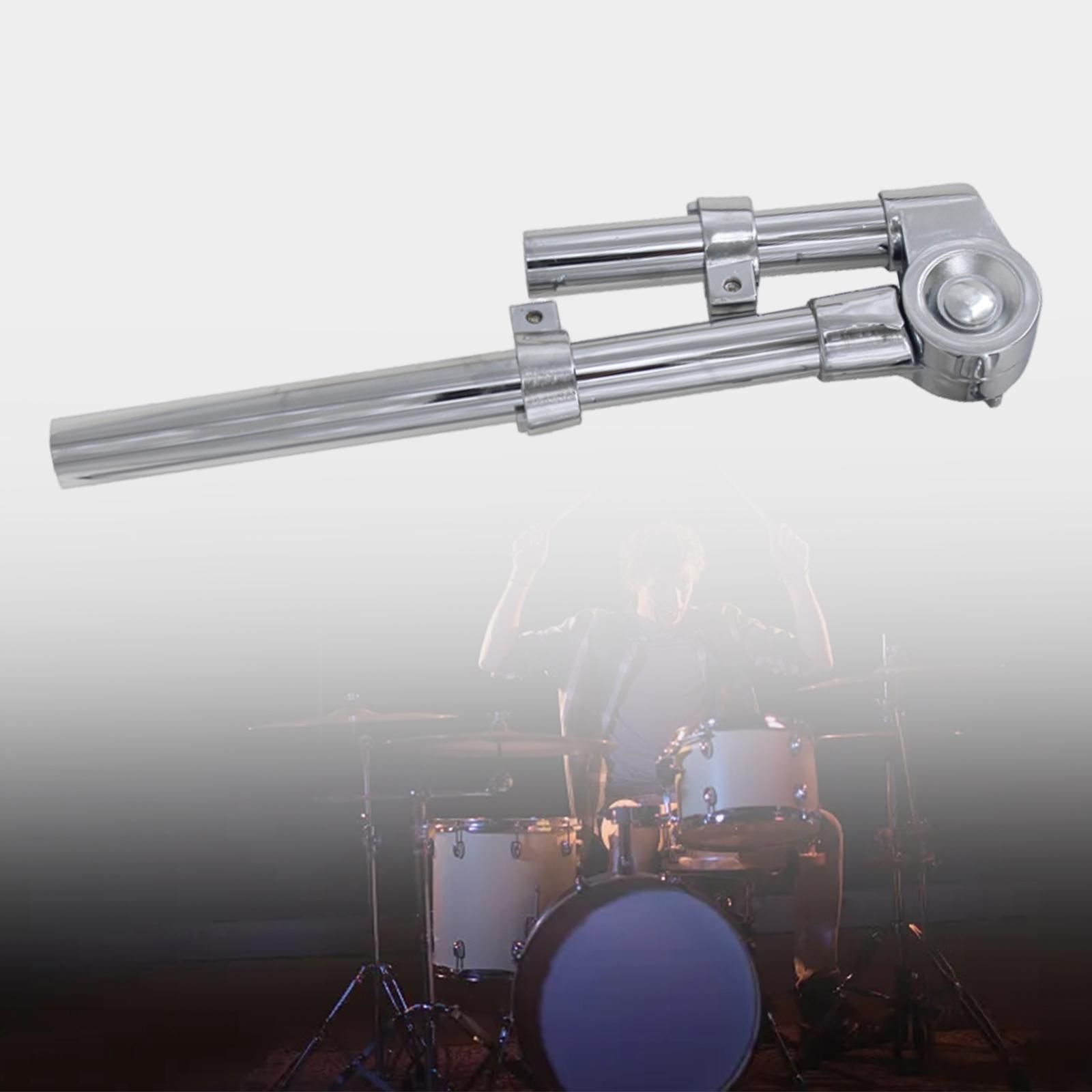 Drum Holder Display Bracket, Tom Drum Mount Stand Hardware, Metal Foldable Tom Holder for Tom Drum, Drummer, Percussion Replacement