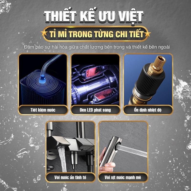 Sen cây hiển thị nhiệt độ cao cấp