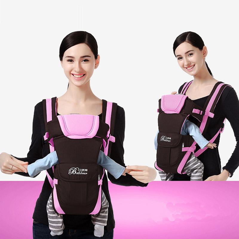 0-24 Tháng Cho Bé Ba Lô Trẻ Sơ Sinh Ba Lô Thoáng Khí Cho Bé Ba Lô Cho Bé Kangaroo Sling Dây Đeo Vai Tập Đi Tiếp Liệu