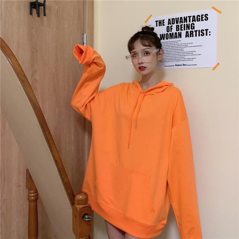 Áo HooDie Basic Trơn Unisex , Áo Nỉ Bông Trơn Form Rộng Dài Tay