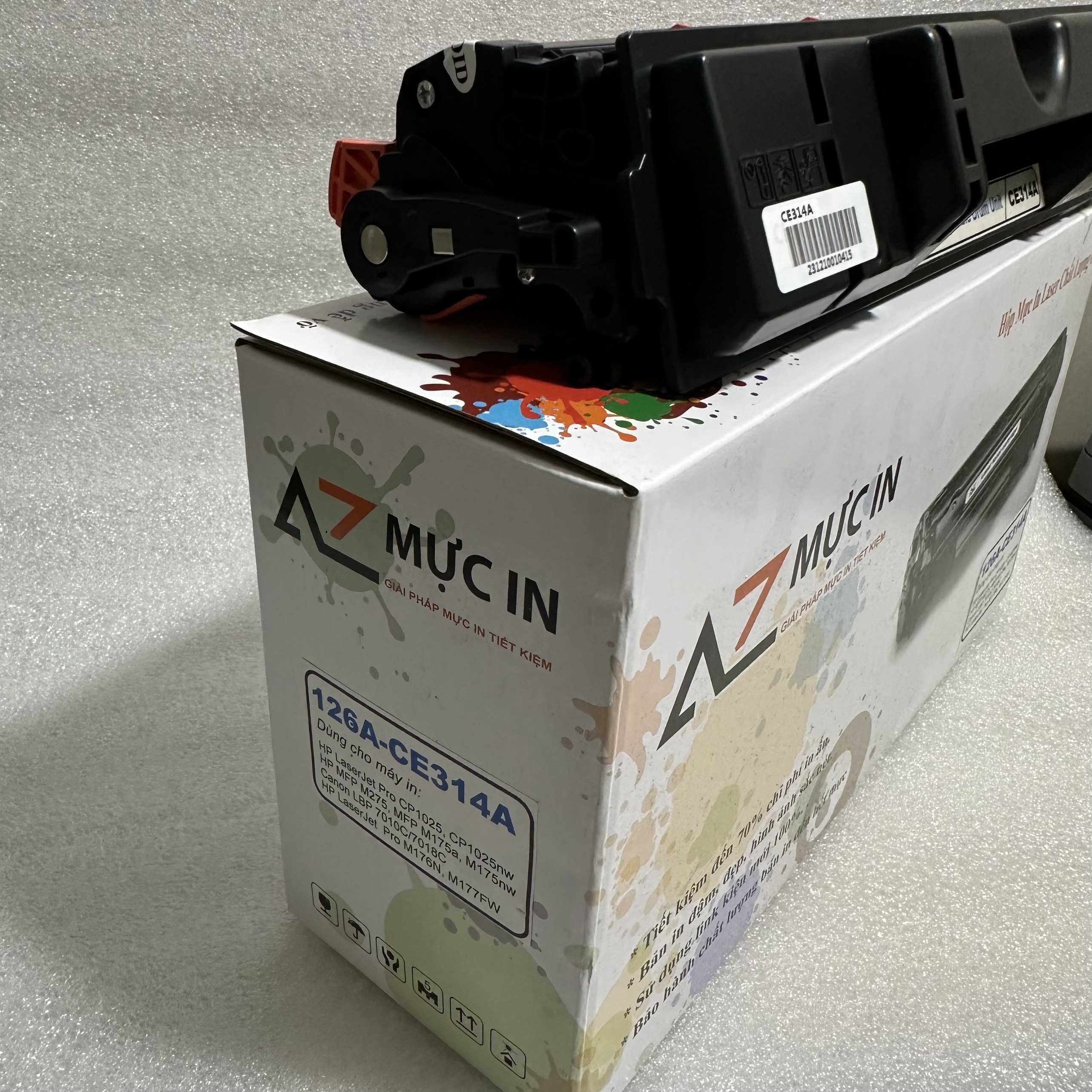 Cụm drum (Trống) AZ 126A CE314A Dùng cho máy in HP CP1025, HP M176N, M177FW, Canon LBP 7018C, 7010C - Hàng chính hãng