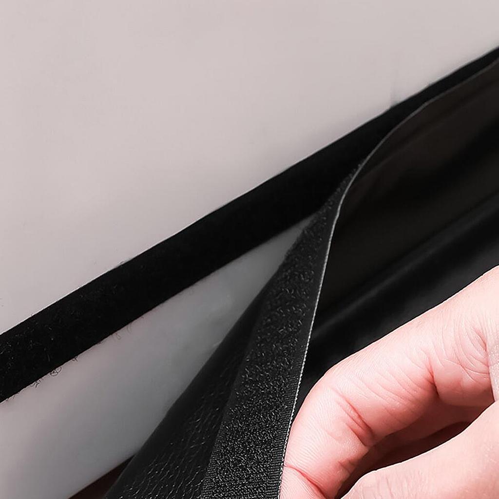 2xDoor Draft Stopper Door Draft Blocker Strong Adhesive 38" Length Black