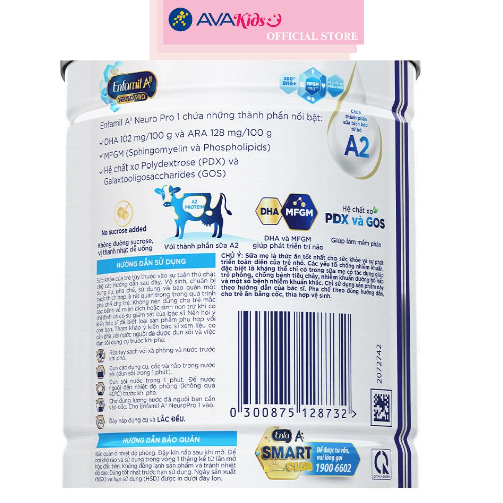 Sữa bột Enfamil A2 Neuropro Infant Formula số 1 350g (0 - 6 tháng)- Hàng chính hãng