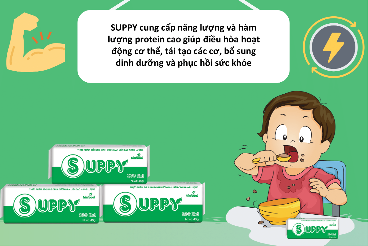 COMBO 10 SUPPY - Bánh cao Năng lượng - Thực phẩm dinh dưỡng Y học - NINFOOD Viện Dinh dưỡng