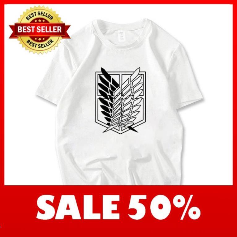 (SALE HOT) Áo Thun Tay Ngắn In Hình Anime Attack On Titan