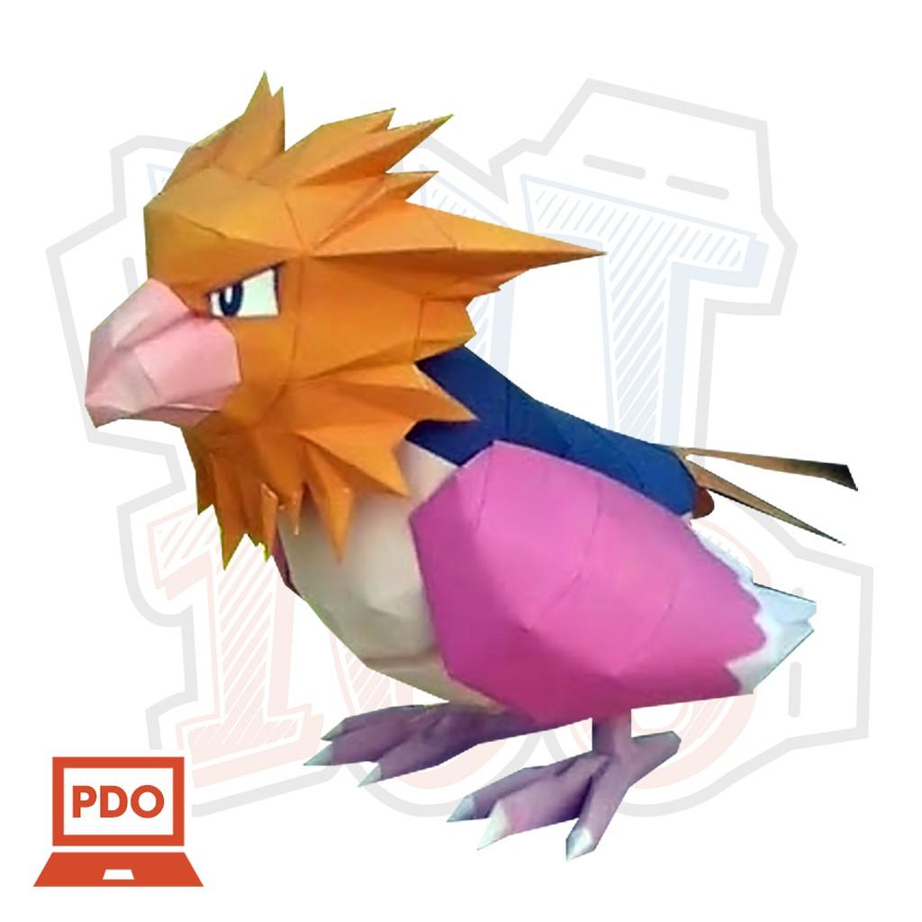 Mô hình giấy Anime Pokemon Spearow