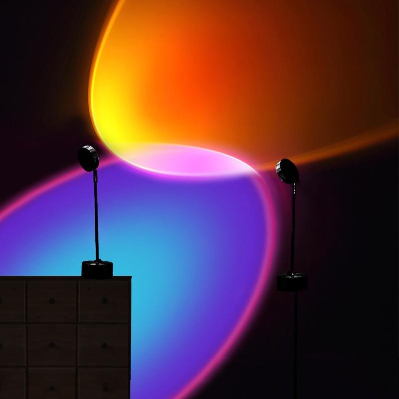 Đèn Chiếu Sáng Tạo Hiệu Ứng Cầu Vồng