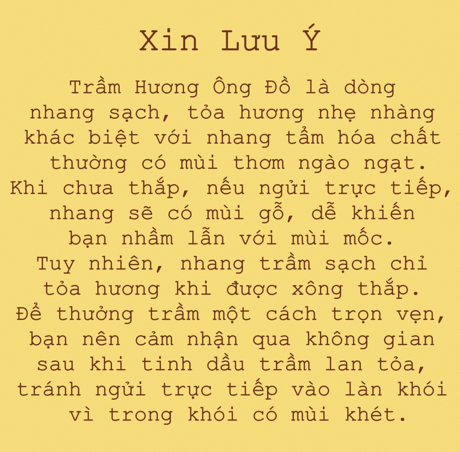 Nhang Trầm Hương Không Tăm, Loại Ngắn Dịu Nhẹ, Nhang Sạch Thuần Thiên Nhiên