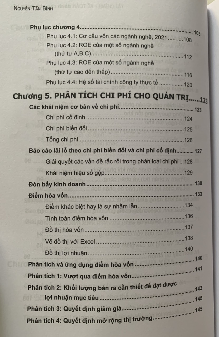 Tài chính kế toán dành cho nhà quản trị