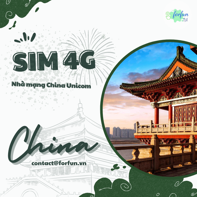 Sim 4G du lịch Trung Quốc [Giá rẻ - Hỗ trợ 24/7]