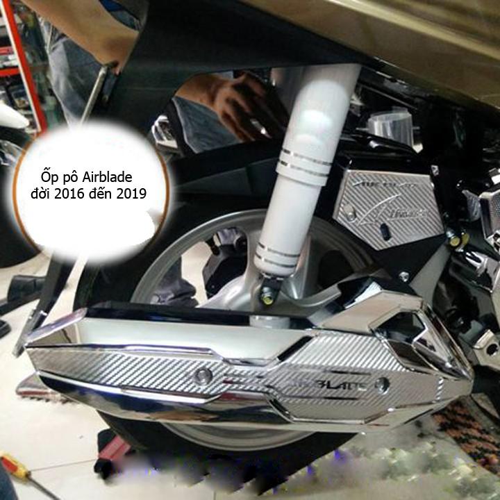 Ốp pô xi mạ crom dành cho xe AIRBLADE 2016 -2017-2018 - 2019 - TKA601